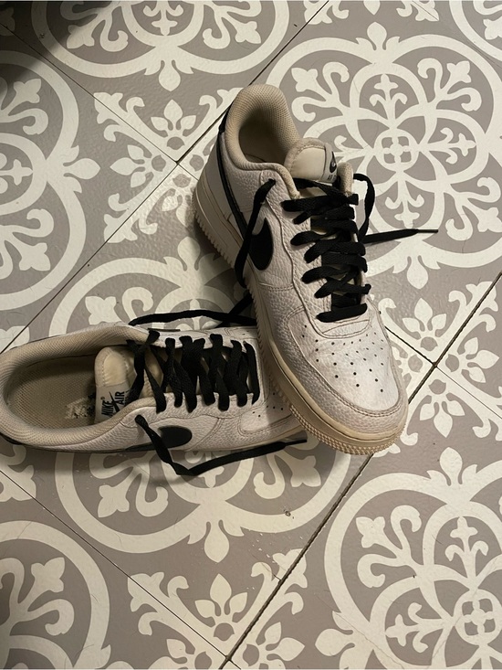 Nike Shoes - Nike White and Black (Air Force 1?)  Low-Top Sneakers